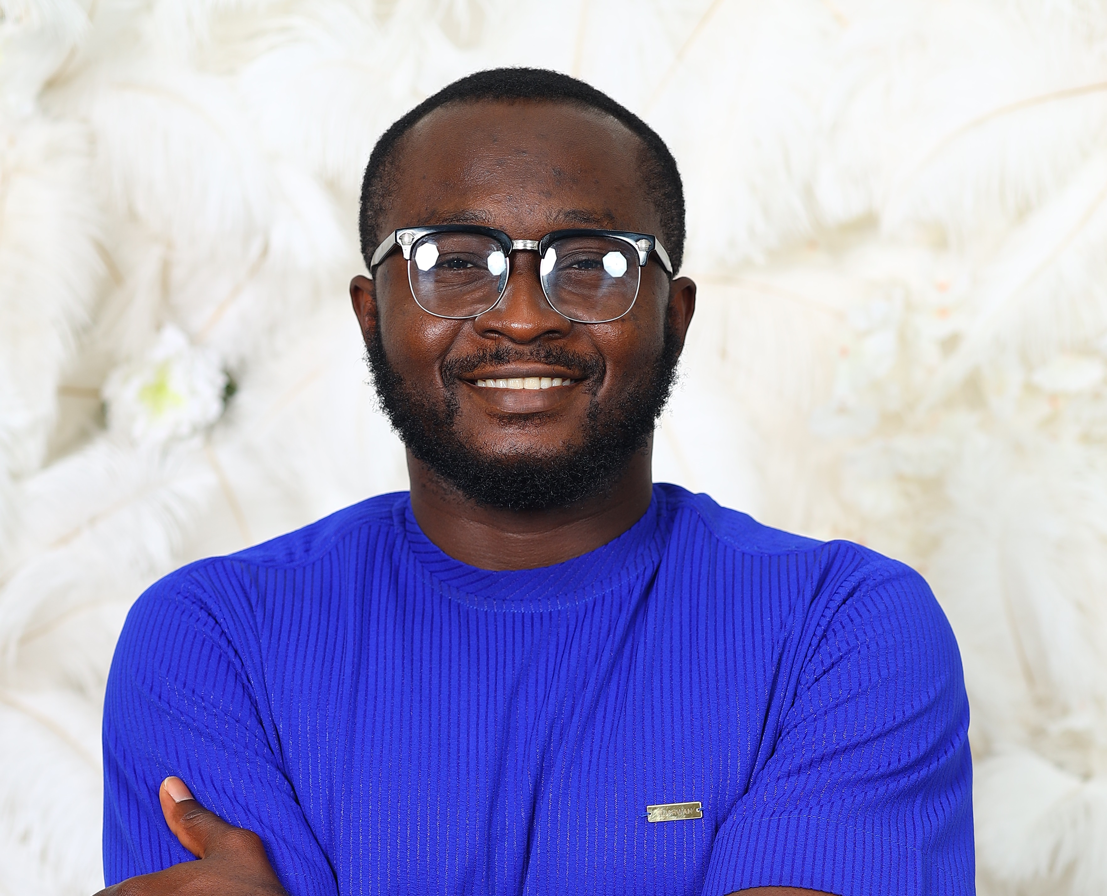 Ghanaian community member learning tech skills