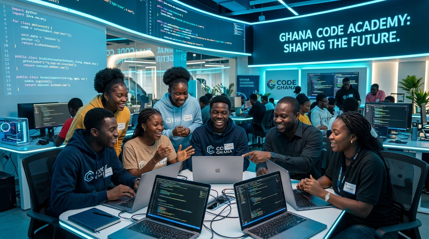 EbenGh Code Academy training Ghanaian youth in technology
